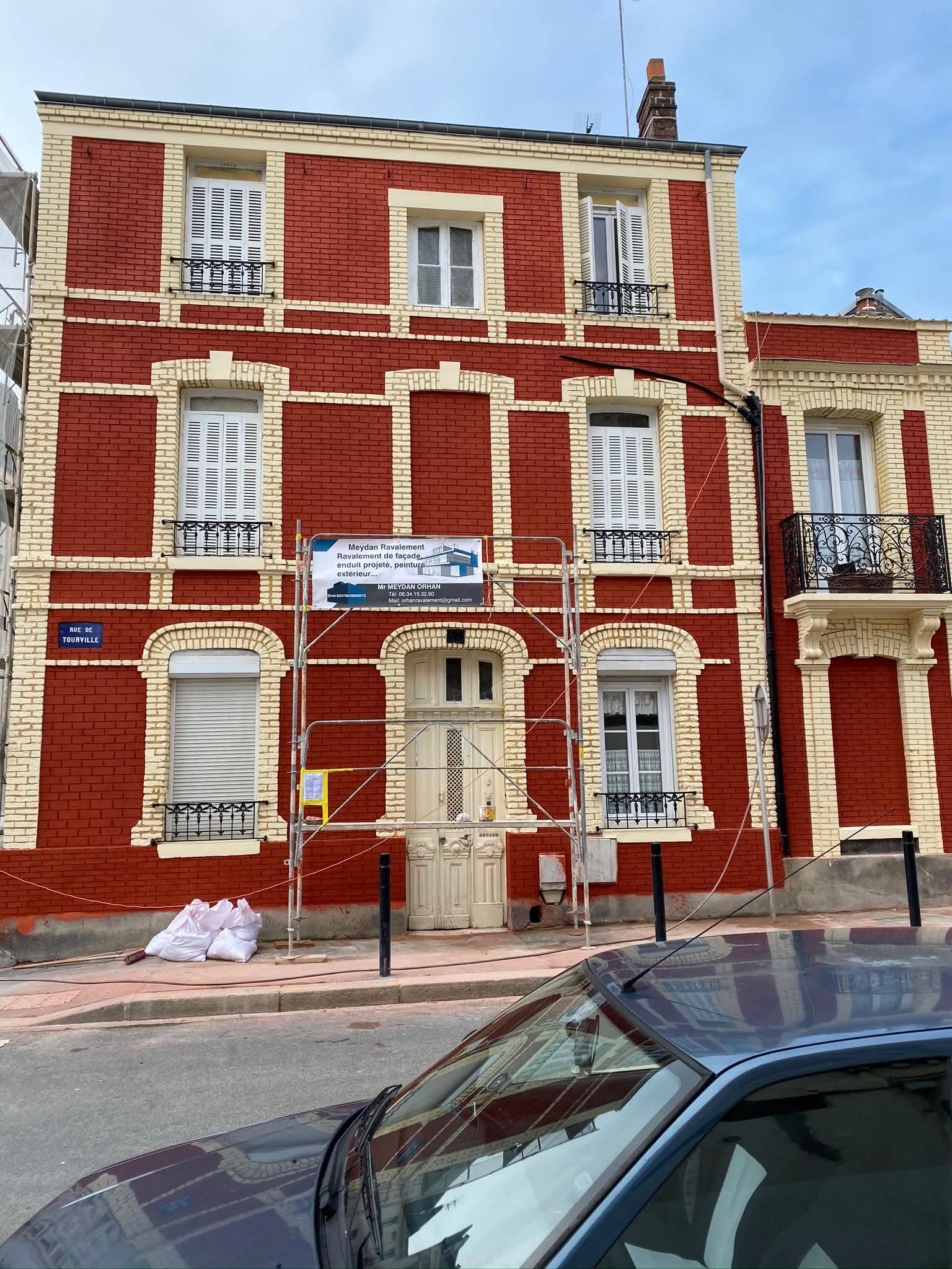 Réalisation en imitation pierre 3 – Meydan Ravalement 76